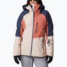 Куртка лижна жіноча Columbia Platinum Peak 3L peach blossom/dark coral/nocturnal