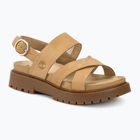Жіночі босоніжки Timberland Clairemont Way середні бежеві з нубуку
