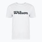 Жіноча тенісна футболка Wilson Team Graphic Script W яскравий білий шрифт