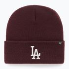 Шапка зимова 47 Brand MLB Los Angeles Dodgers Haymaker dark maroon