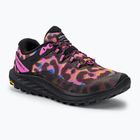 Кросівки для бігу жіночі Merrell Antora 3 Leopard рожево-чорні J067554