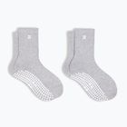 Шкарпетки жіночі Sweaty Betty Pilates Crew Gripper 2 pary light grey marl