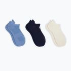 Шкарпетки жіночі Sweaty Betty Lightweight Trainer 3 pary fadedblue frenchnavy crea