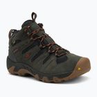 Черевики трекінгові чоловічі KEEN Headout Mid Waterproof black olive/fossil orange