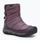 Черевики зимові дитячі KEEN Puffrider WP black plum/daiquiri green