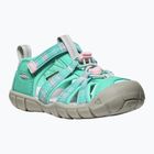 Дитячі босоніжки KEEN Seacamp II CNX аква / хихикають рожевий