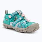 Дитячі босоніжки KEEN Seacamp II CNX аква / хихикають рожевий