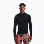 Лонгслів для тренувань чоловічий Under Armour Comp Mock UA Armour black/white