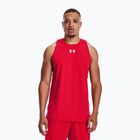 Футболка баскетбольна чоловіча Under Armour Baseline Cotton Tank 601 червона 1361901