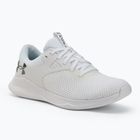 Кросівки для тренувань жіночі Under Armour W Charged Aurora 2 white/white/metallic warm silver
