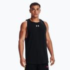 Футболка баскетбольна чоловіча Under Armour Baseline Cotton Tank 003 чорна 1361901