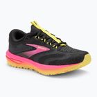 Кросівки для бігу жіночі Brooks Revel 7 black/pink/lemon tonic