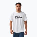 Футболка для бігу чоловіча Brooks Graphic white/black