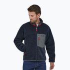 Кофта флісова чоловіча Patagonia Classic Retro-X new navy w/wax red