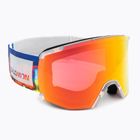 Гірськолижні окуляри Salomon S View Sigma напівпрозорі морозно-макові червоні