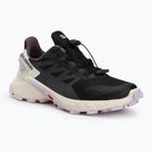 Кросівки для бігу жіночі Salomon Supercross 4 GTX black/vanilla ice /orchid petal