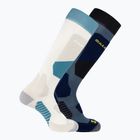 Шкарпетки гірськолижні Salomon S/Access 2 pary copen blue/ egret