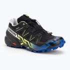 Кросівки для бігу чоловічі Salomon Speedcross 6 Gtx Fan Fire black/surf the web/safety yellow