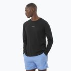 Лонгслів для бігу чоловічий Salomon SHAKEout Core deep black