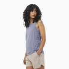 Топ для бігу жіночий Salomon Shakeout Core Tank blue granite