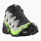 Кросівки для бігу чоловічі Salomon Speedcross 6 GTX black/alloy/green gecko