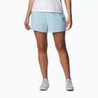 Шорти трекінгові жіночі Columbia Logo III French Terry spring blue/atoll logo