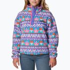 Кофта трекінгова жіноча Columbia Helvetia Cropped 1/2 purple lotus/camp blanket