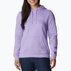 Кофта трекінгова жіноча Columbia Trek Graphic Hooded frosted purple/white logo