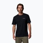 Чоловіча трекінгова футболка Columbia North Cascades black/csc box logo