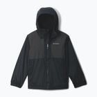 Дитяча дощова куртка Columbia Rainy Trails II Fleece mountain black/black slub
