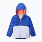 Дитяча лижна куртка Columbia Alpine Action III сніговий замет меланж/клематис синій