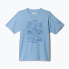 Футболка дитяча Columbia Valley Creek Graphic ripple blue/hike guide