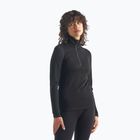 Жіноча термоактивна кофта icebreaker 260 Tech LS Half Zip чорна