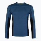 Чоловіча термоактивна кофта Smartwool Merino Sport Crew laguna blue/deep navy