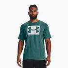 Футболка чоловіча Under Armour Boxed Sportstyle coastal teal/white