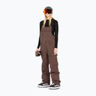 Штани сноубордичні жіночі Volcom Creston 3D Stretch Bib Overall mahogany