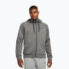 Чоловіча тренувальна кофта  Nike Therma Fit Full-Zip charcoal heathr/dark smoke grey/black