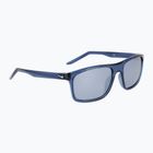 Окуляри сонцезахисні Nike Fire L matte mystic navy/ polar silver