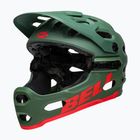 Шолом велосипедний Bell Full Face Super 3R MIPS matte dark green/infrared