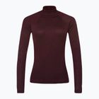 Жіноча термоактивна кофта Smartwool Thermal Merino Rib Turtleneck black cherry heather