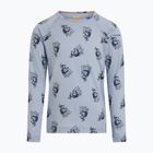 Кофта термоактивна дитяча Icebreaker Merino 200 Oasis Crewe Bear Tour Zinc Blue/Aop