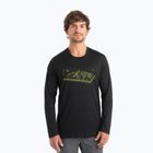 Чоловіча термоактивна кофта icebreaker Merino 150 Tech Lite II Tee Alps 3D black
