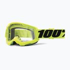 Окуляри велосипедні 100% Strata 2 fluo yellow/clear