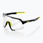 Окуляри сонцезахисні 100% S3 gloss black/photochromic