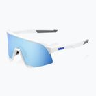 Окуляри сонцезахисні 100% S3 matte white/hiper blue multilayer mirror