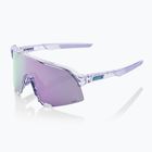 Окуляри сонцезахисні 100% S3 polished translucent lavender/hiper lavender mirror