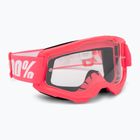 Окуляри велосипедні 100% Strata 2 pink/clear