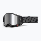 Окуляри велосипедні 100% Strata 2 black/silver mirror