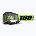 Окуляри велосипедні 100% Accuri 2 OTG neon yellow/clear
