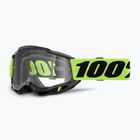 Окуляри велосипедні дитячі 100% Accuri 2 Junior neon yellow/clear